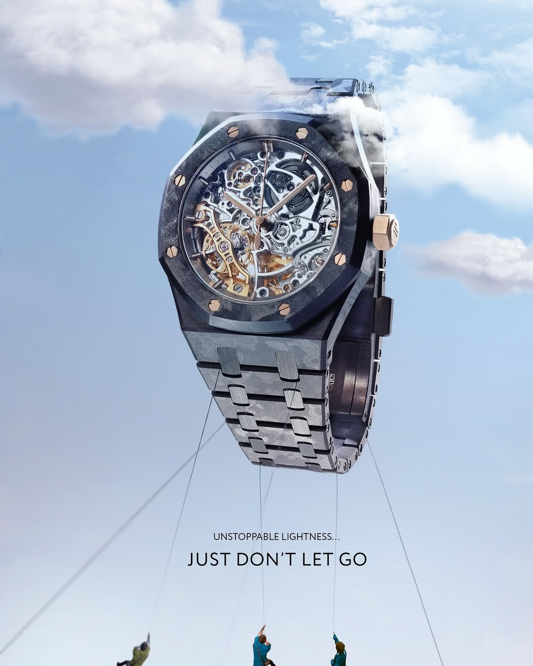 DiW All Carbon AP Royal Oak Double Balance Wheel Openworked 15467OR MHS Project | APhk 愛彼 皇家橡樹 | WORLDTIMER