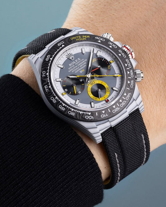Revved-Up Rolex DiW Daytona: A Race Against Time 极速赛道风尚：DiW 劳力士 迪通拿 | WORLDTIMER