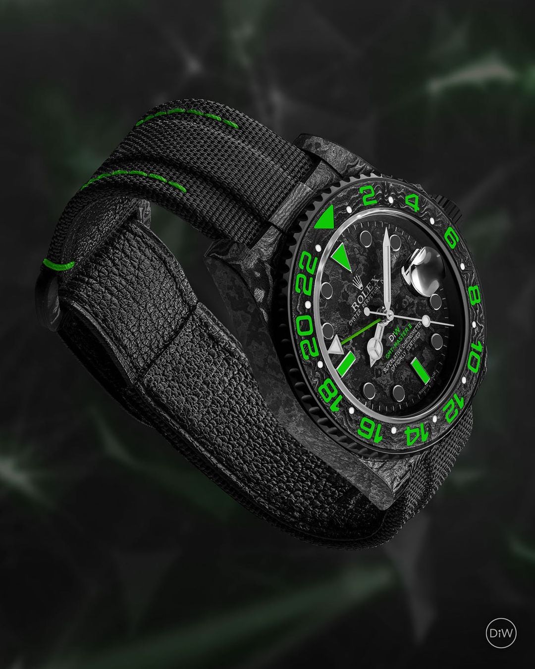 NTPT Carbon DiW Rolex GMT Master II STINGER | WORLDTIMER