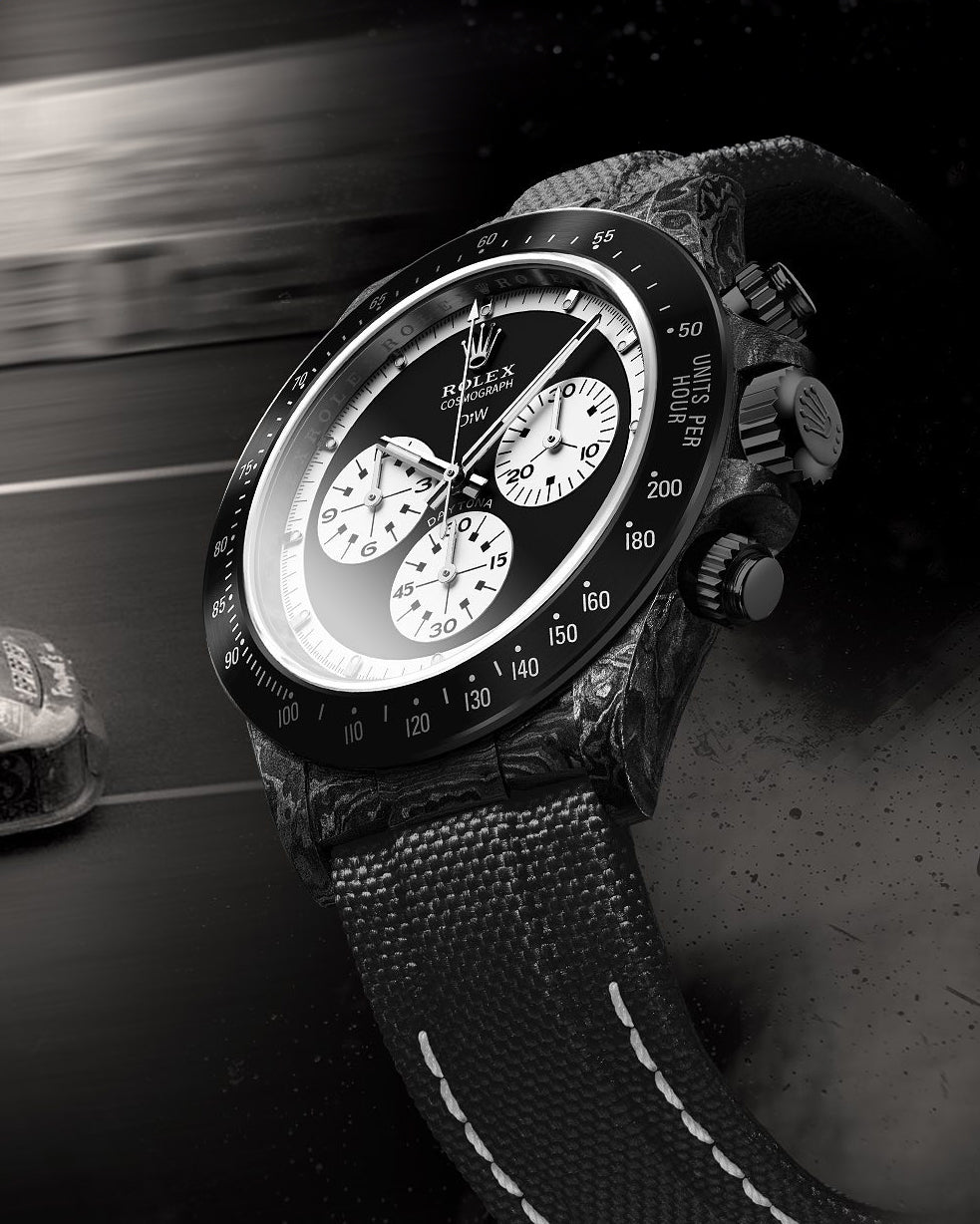 碳纖 DiW 勞力士 地通拿 Rolex Daytona PAUL NEWMAN BLACK DLC | WORLDTIMER