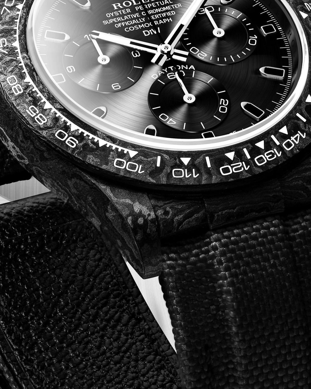 NTPT Carbon Rolex DiW Daytona ALL BLACK | WORLDTIMER