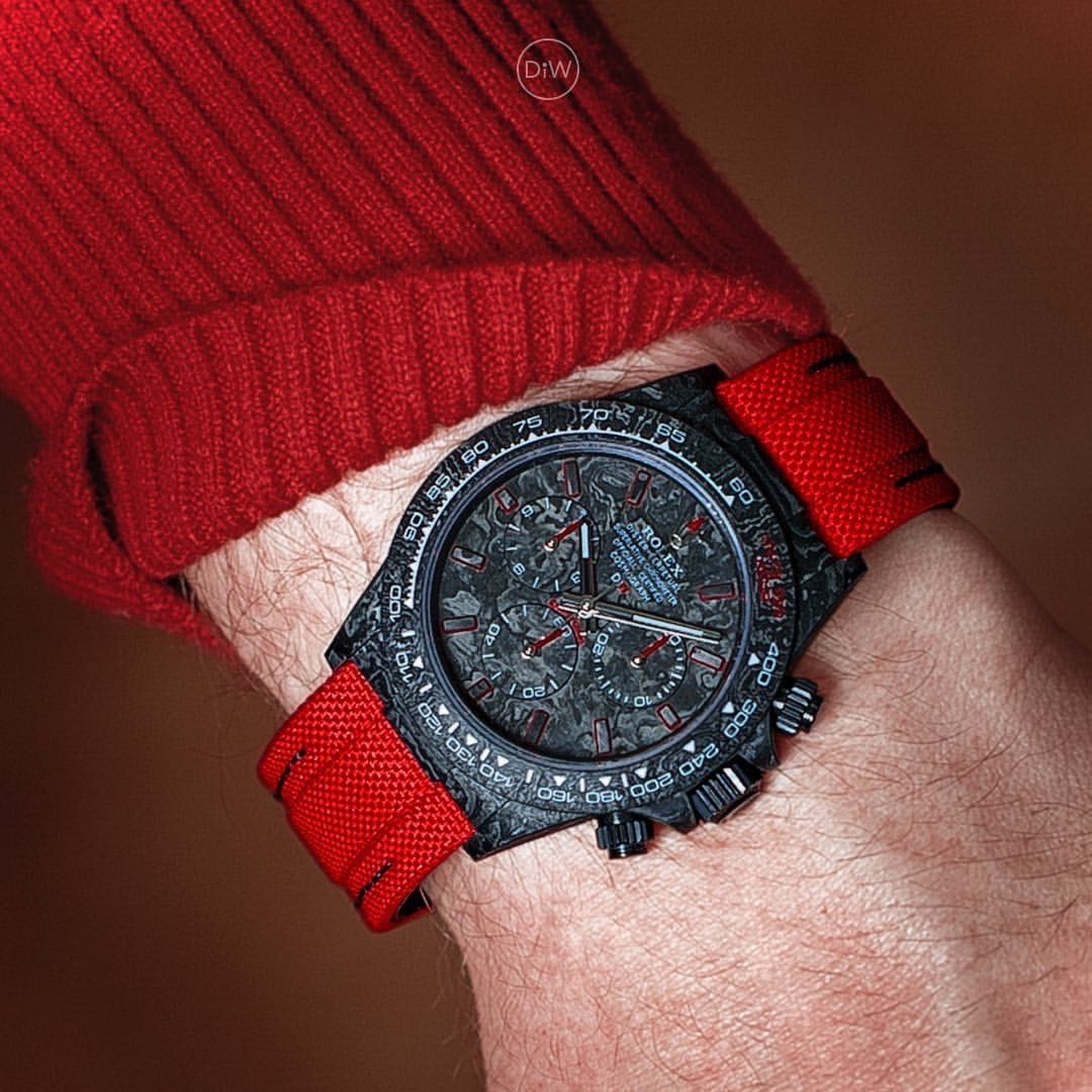 NTPT Carbon DiW Rolex Daytona RED EDITION UNIQUE Piece 碳纖 勞力士地通拿 | WORLDTIMER