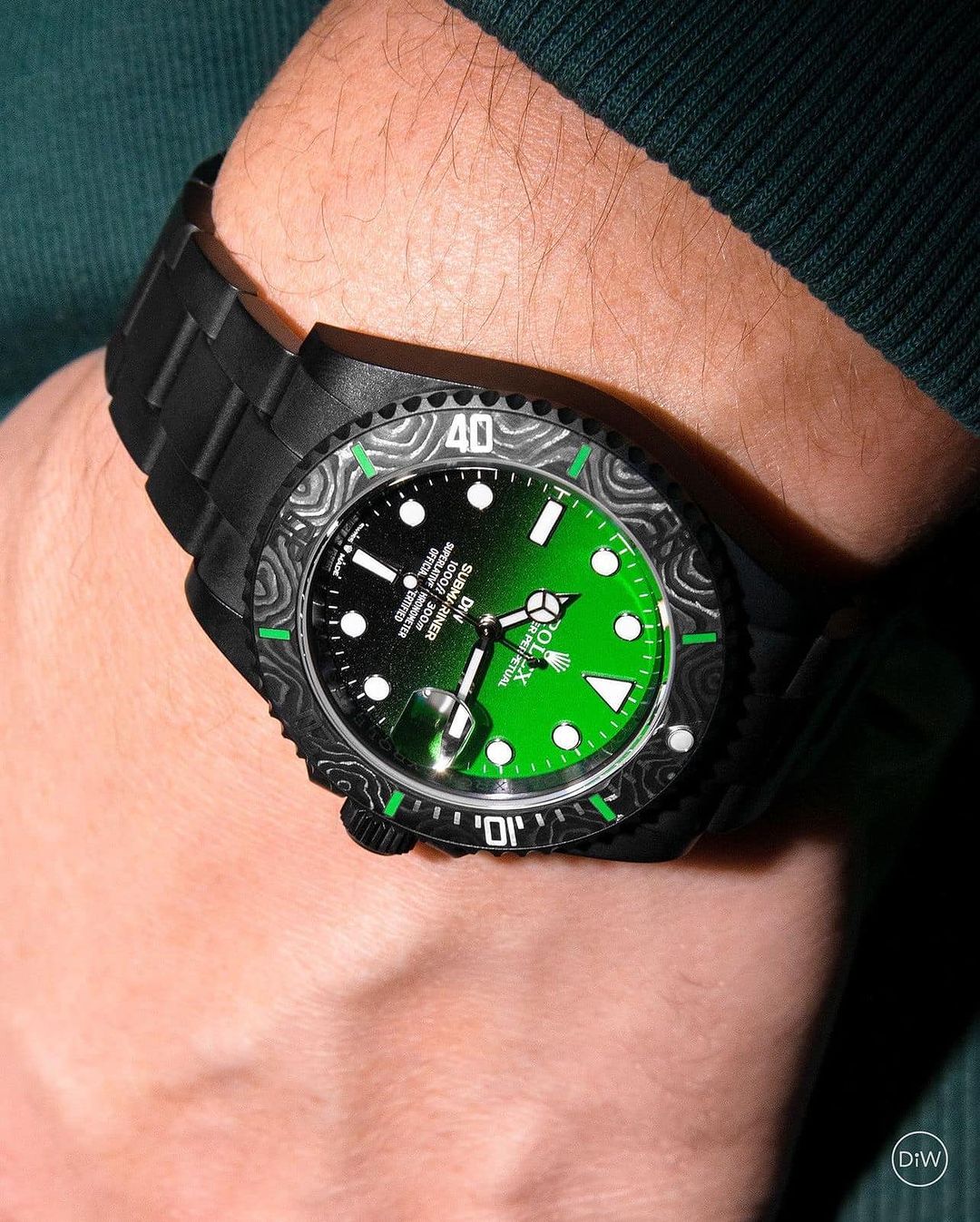 Rolex DiW Submariner PARAKEET 勞力士水鬼 | WORLDTIMER