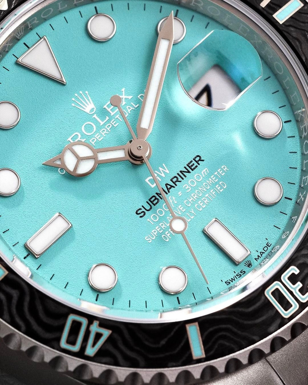 DiW Rolex Submariner AQUAMARINE 勞力士 水鬼 | WORLDTIMER