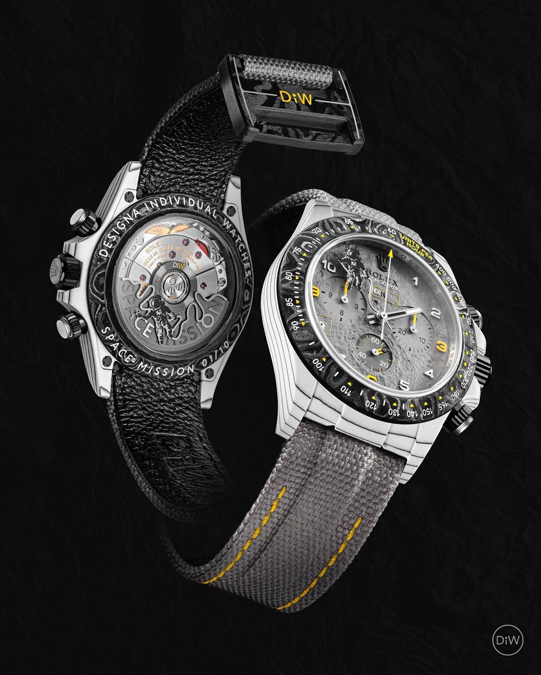 Rolex DiW Daytona "SPACE MISSION" In Quartz Fiber | WORLDTIMER