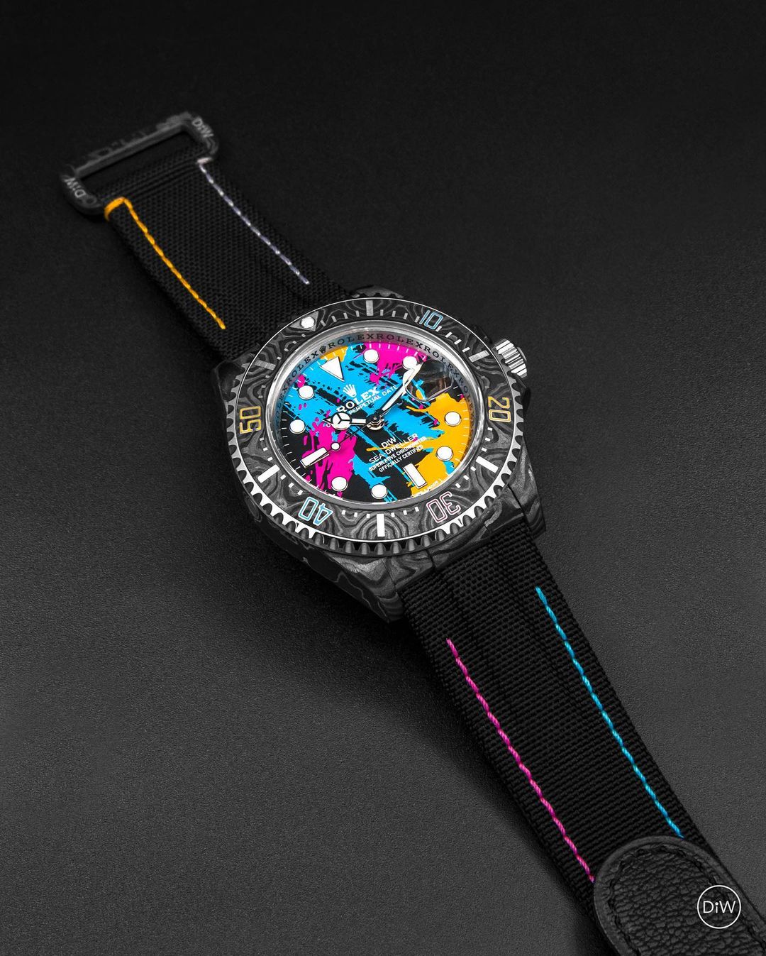 NTPT Carbon Rolex DiW Sea Dweller MOTLEY | WORLDTIMER