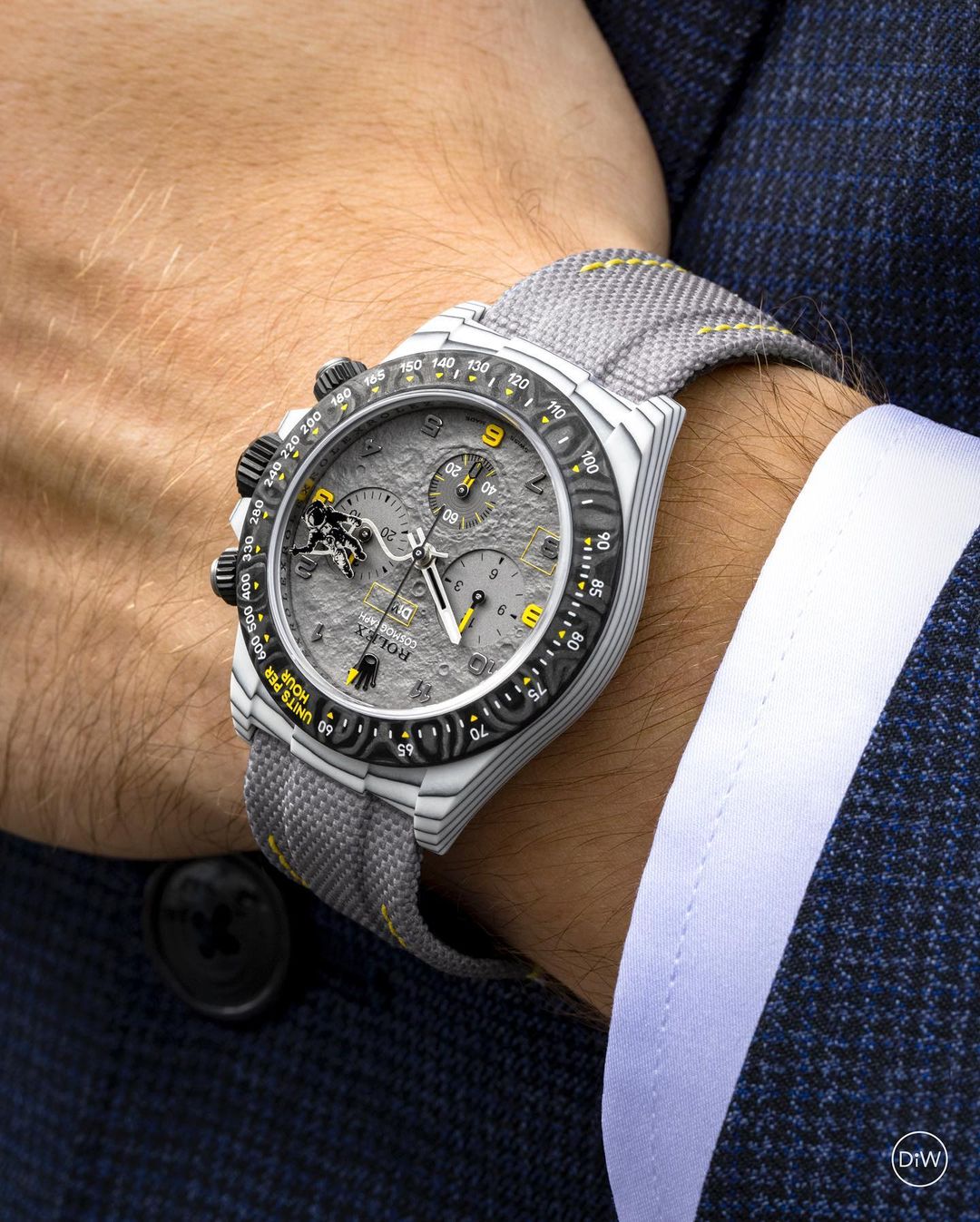 Rolex DiW Daytona "SPACE MISSION" In Quartz Fiber | WORLDTIMER