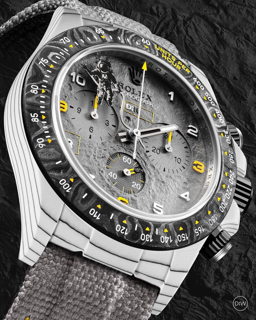 Rolex DiW Daytona "SPACE MISSION" In Quartz Fiber | WORLDTIMER
