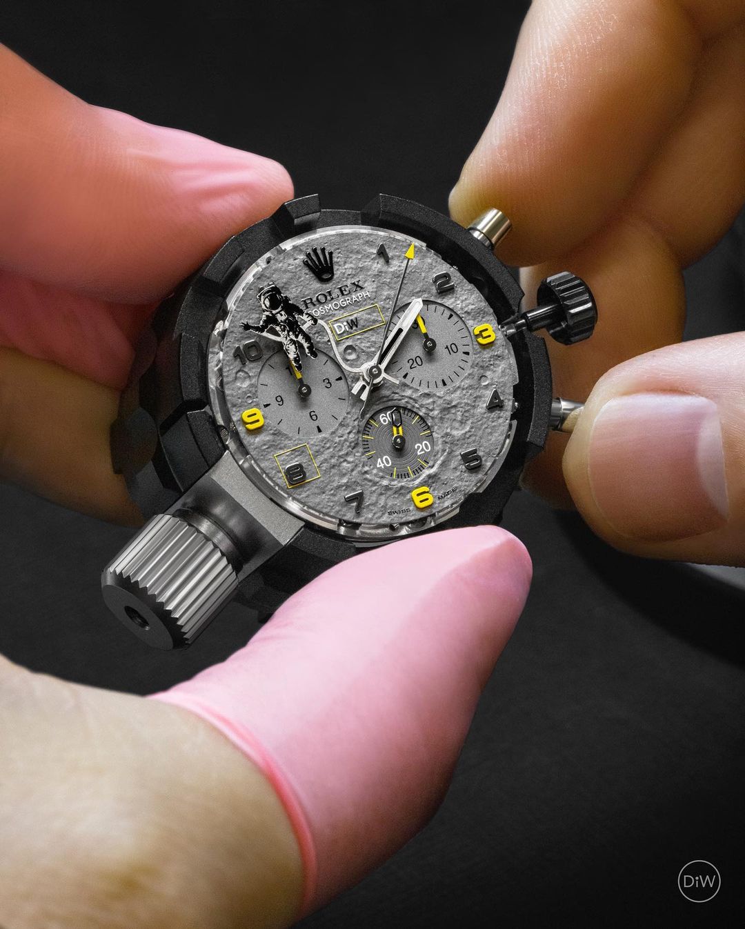Rolex DiW Daytona "SPACE MISSION" In Quartz Fiber | WORLDTIMER