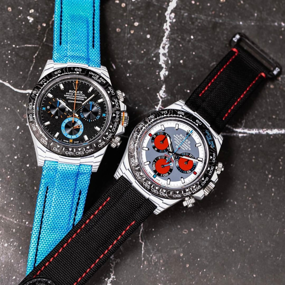 DiW 勞力士 地通拿 RACING BLUE 石英纖維 Rolex Daytona | WORLDTIMER