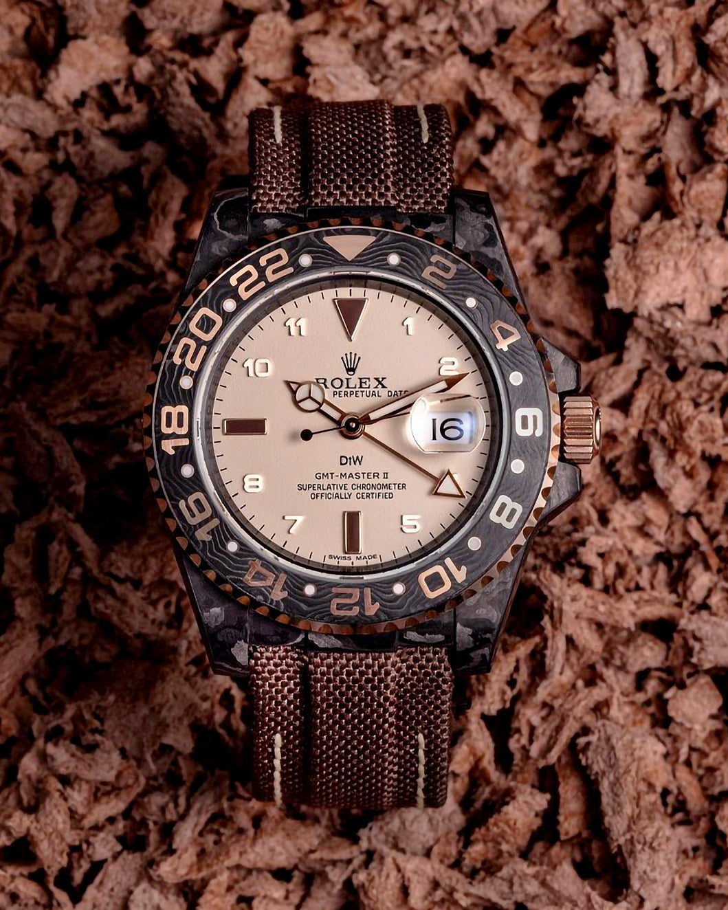 Rolex NTPT 碳纖 DiW 勞力士 格林尼治型 "GMT DE EVEROSE" Rolex GMT Master 2 | WORLDTIMER