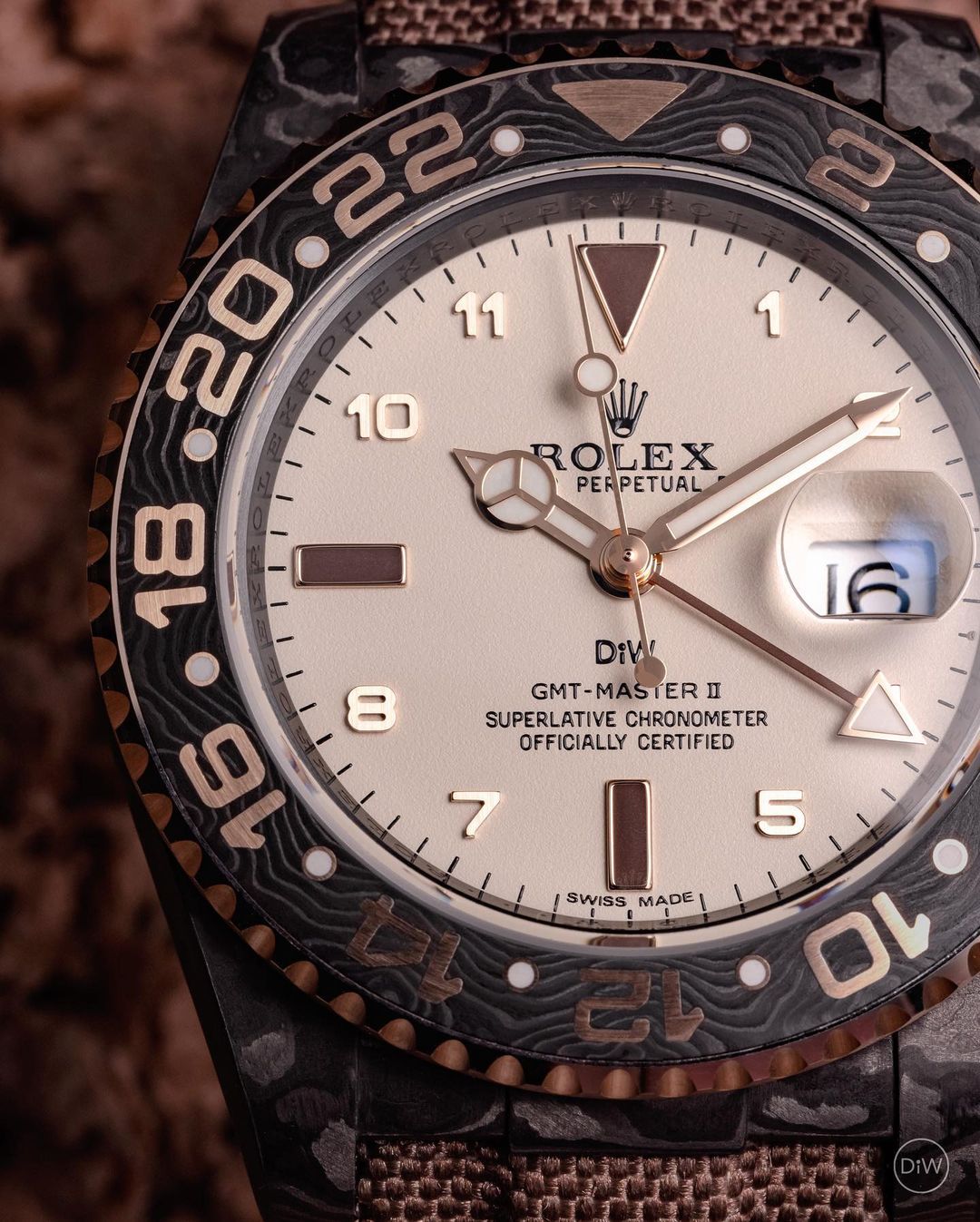 Rolex NTPT 碳纖 DiW 勞力士 格林尼治型 "GMT DE EVEROSE" Rolex GMT Master II | WORLDTIMER