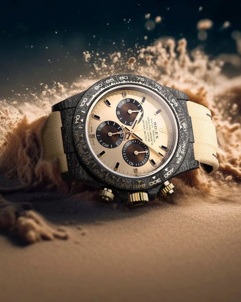 Rolex DiW Daytona DESERT EAGLE CARBON 碳纤 劳力士迪通拿 | WORLDTIMER