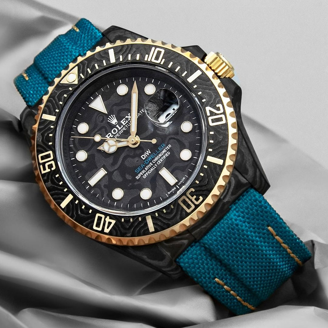 NTPT Carbon Rolex DiW Sea Dweller TURQUISE 勞力士 海使型 | WORLDTIMER