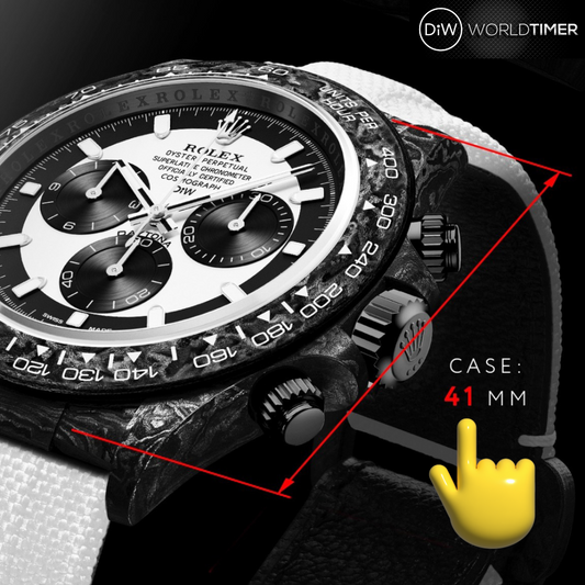 41mm Rolex Daytona DiW Watch First In Rolex WatchMaking 41毫米勞力士地通拿 | WORLDTIMER