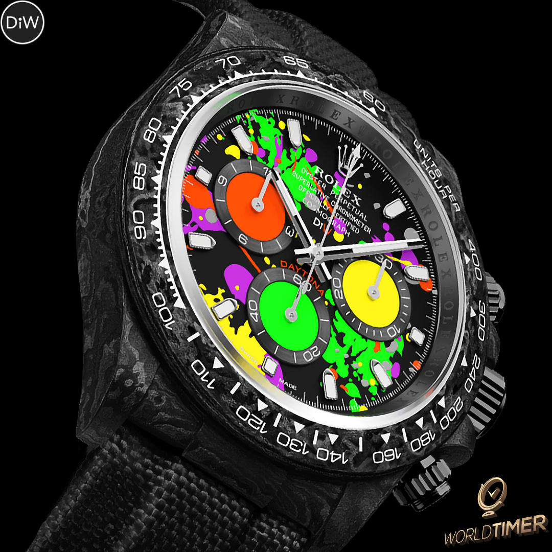 NTPT Carbon DiW Rolex Daytona MOTLEY 41mm 勞力士 地通拿 | WORLDTIMER