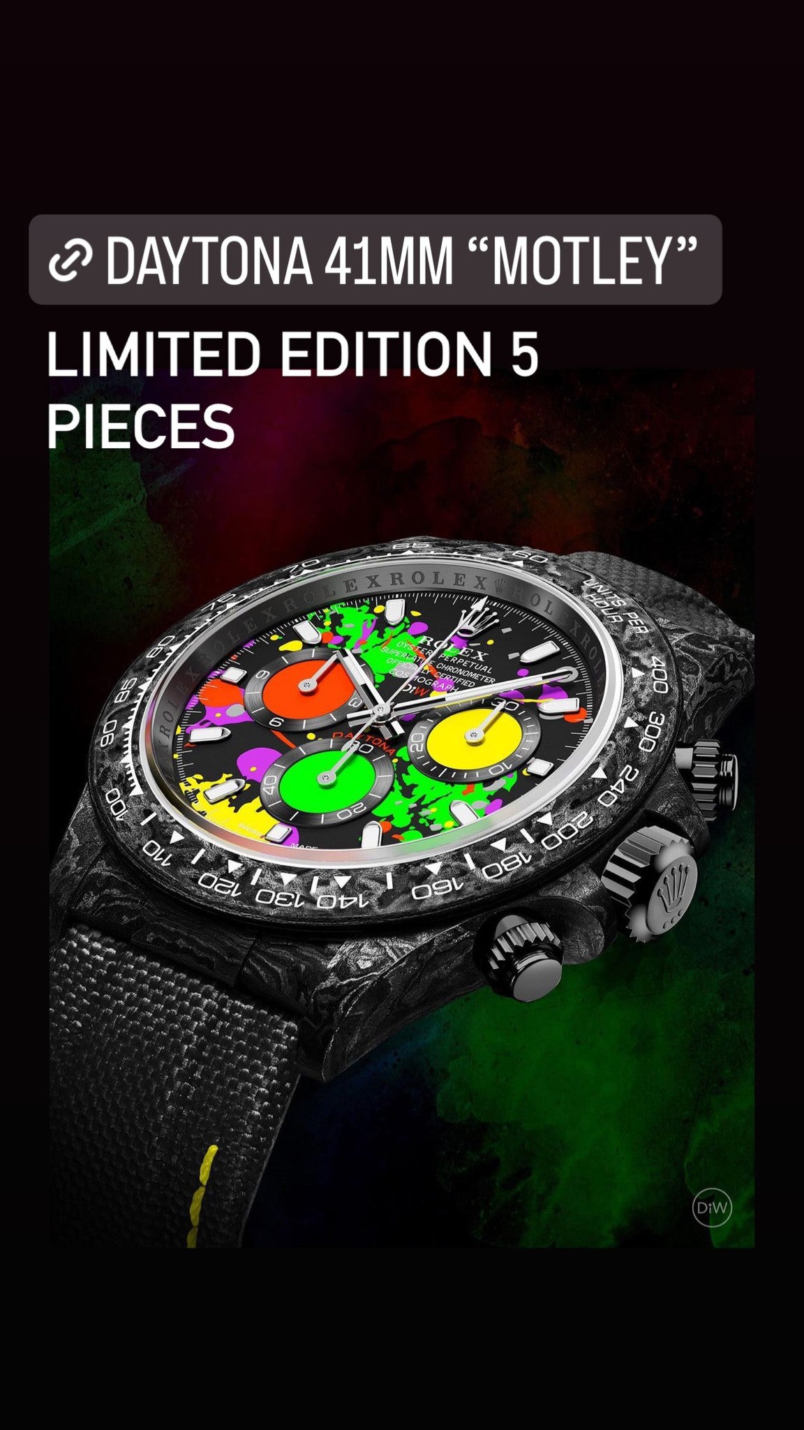 Rolex Daytona 41mm DiW Watch First In Rolex WatchMaking 勞力士地通拿41毫米 | WORLDTIMER