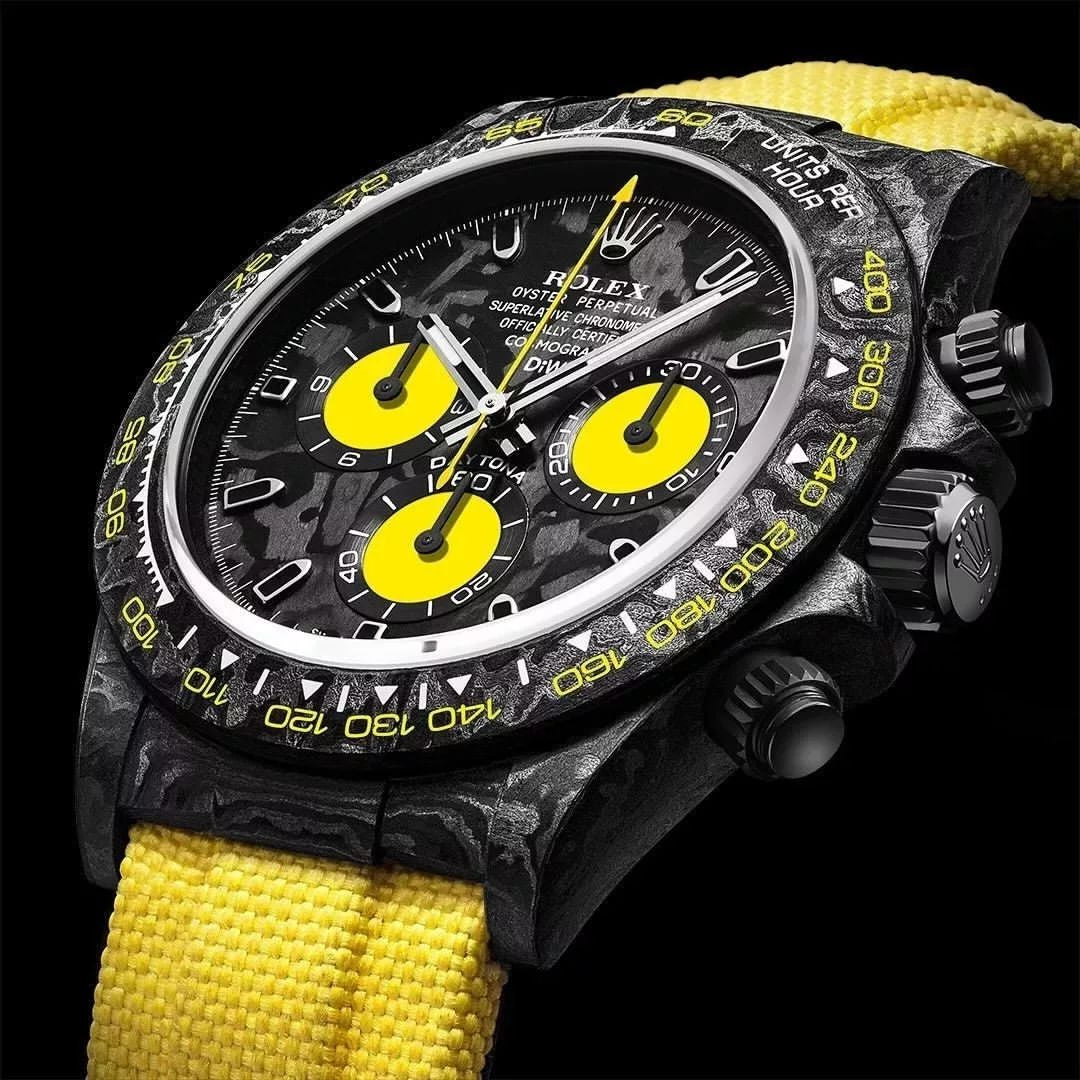 NTPT Carbon Rolex DiW Daytona LEMON EDITION 碳纤 劳力士 迪通拿 | WORLDTIMER