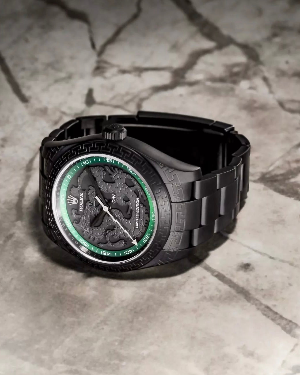 Rolex DiW Milgauss DRAGON 116400GV Special Edition for This Chinese Dragon Year (Retail: €32 990)