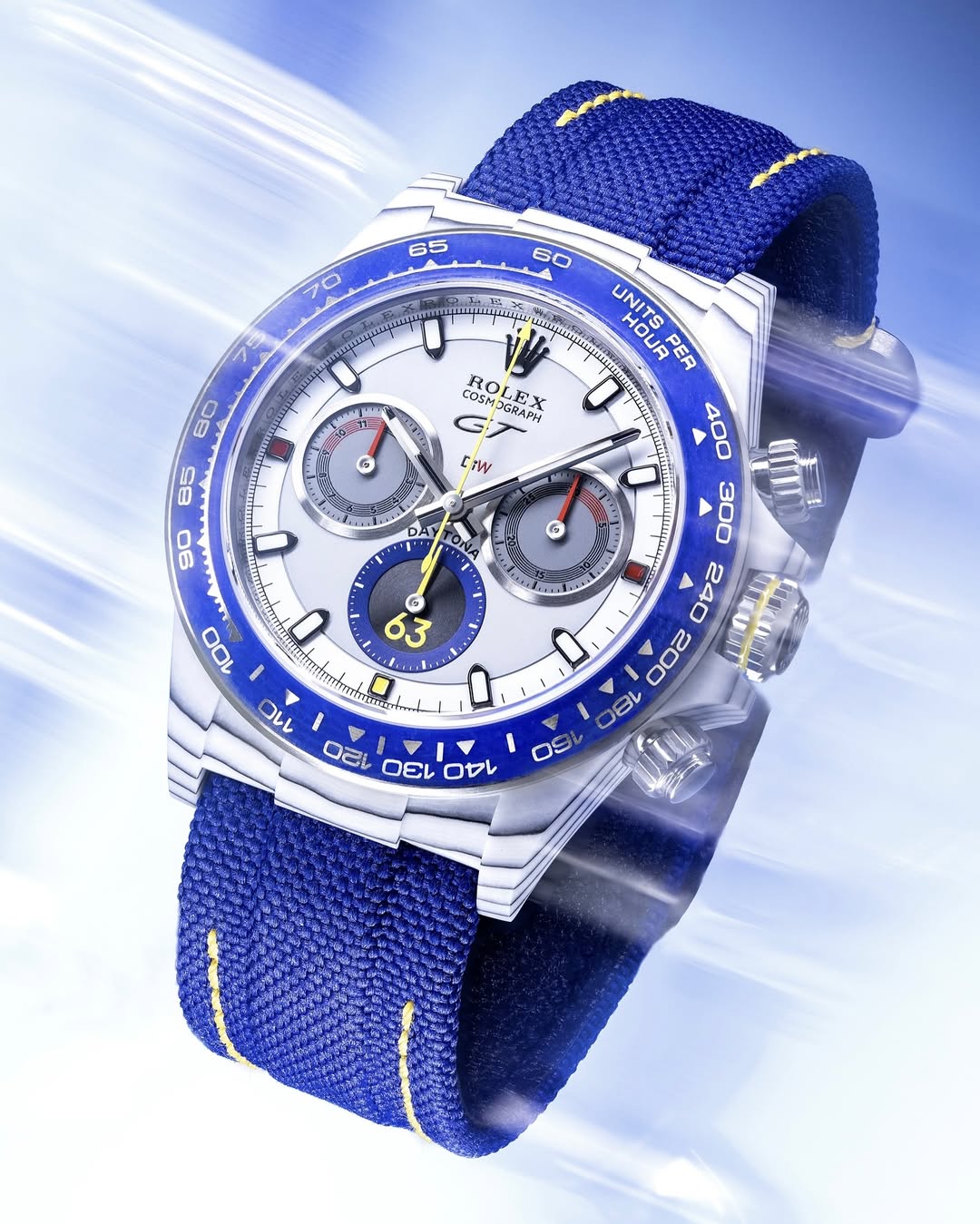 Porsche 911 GT3 Rolex DiW Daytona CarboQuartz UNIQUE PIECE 保時捷911 GT3 勞力士 DiW地通拿 石英纖維 獨一無二腕錶 | WORLDTIMER