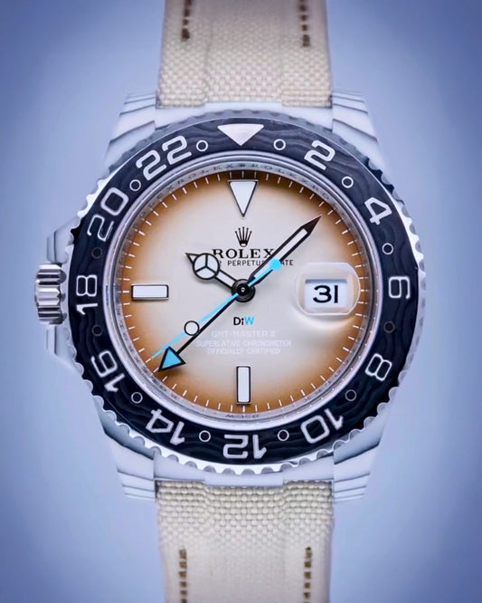 獨一無二左撇子 DiW勞力士 格林尼治型 SAVANNA Left-Handed Rolex GMT Watch | WORLDTIMER