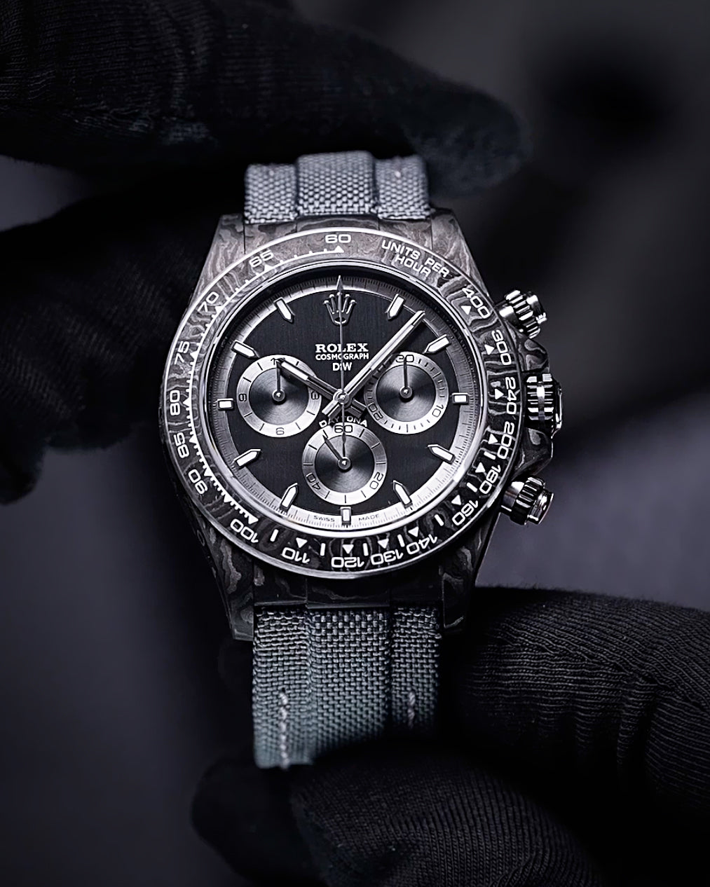 UNIQUE DiW Rolex Carbon Daytona NOVA 勞力士diw碳纖維地通拿 | WORLDTIMER