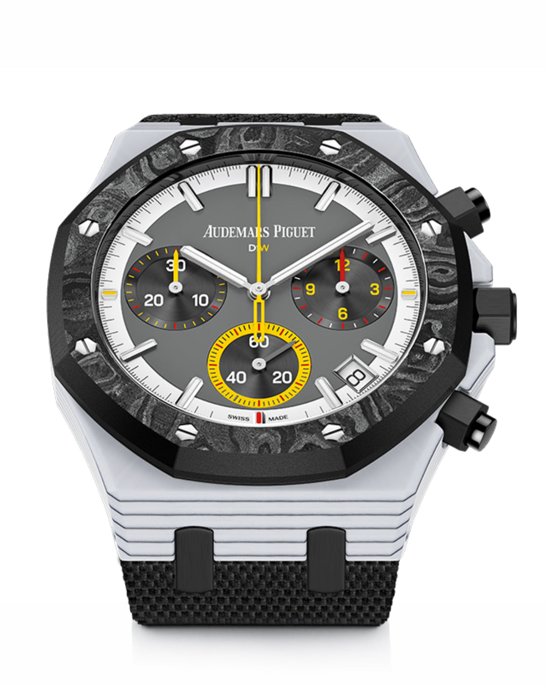 DiW Royal Oak Chronograph 26240 Q-RACER CarboQuartz DiW 碳纖維愛彼 皇家橡樹計時碼錶 26240 | WORLDTIMER