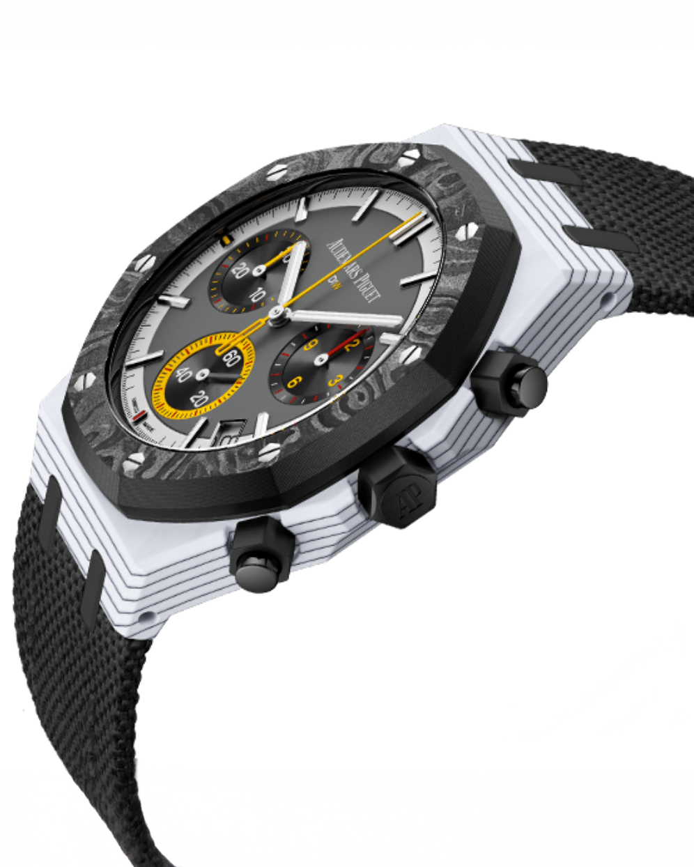DiW Royal Oak Chronograph 26240 Q-RACER CarboQuartz DiW 碳纖維愛彼 皇家橡樹計時碼錶 26240 | WORLDTIMER