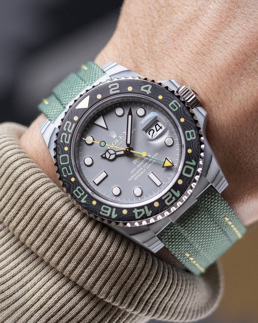 CarboQuartz DiW Rolex GMT Master VERDANT GRAY 勞力士 格林尼治型 | WORLDTIMER
