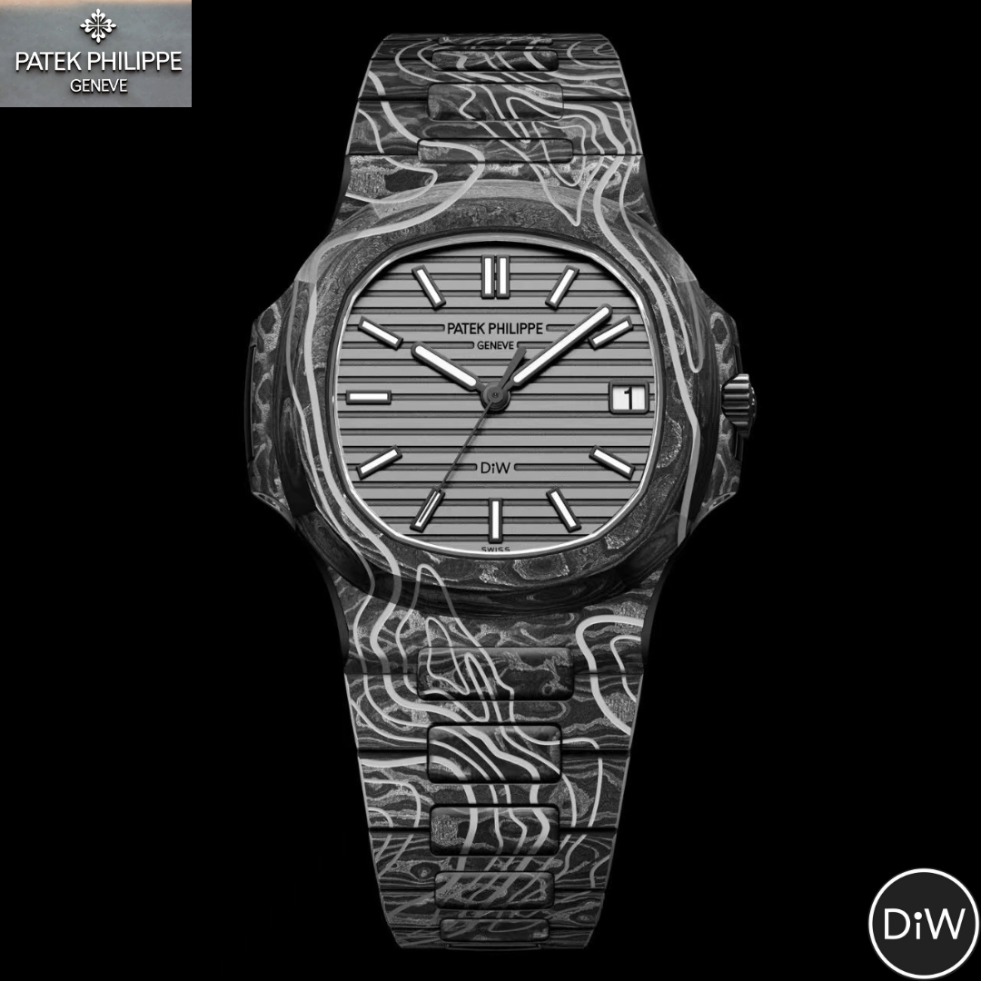 DiW Patek Philippe Nautilus ALL CARBON MONOLITH UNIQUE 百達翡麗Nautilus 金鷹5711 | WORLDTIMER