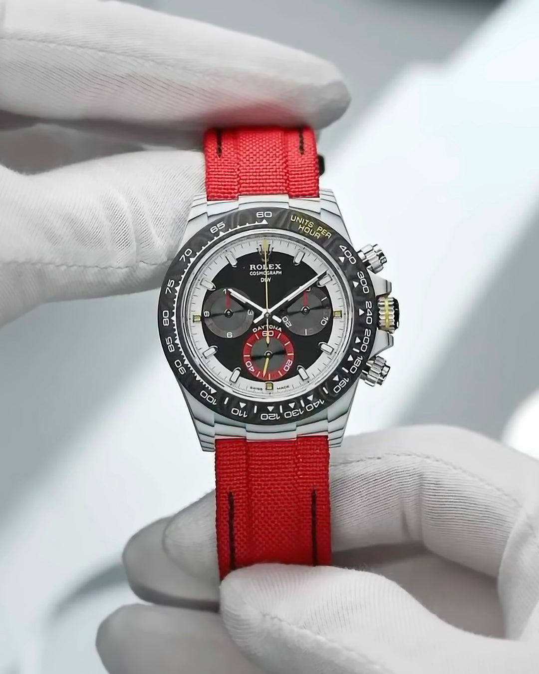 Unique CarboQuartz Rolex DiW Daytona QUANTUM RACER 碳纖勞力士 DiW 地通拿 40毫米訂製腕錶 | WORLDTIMER