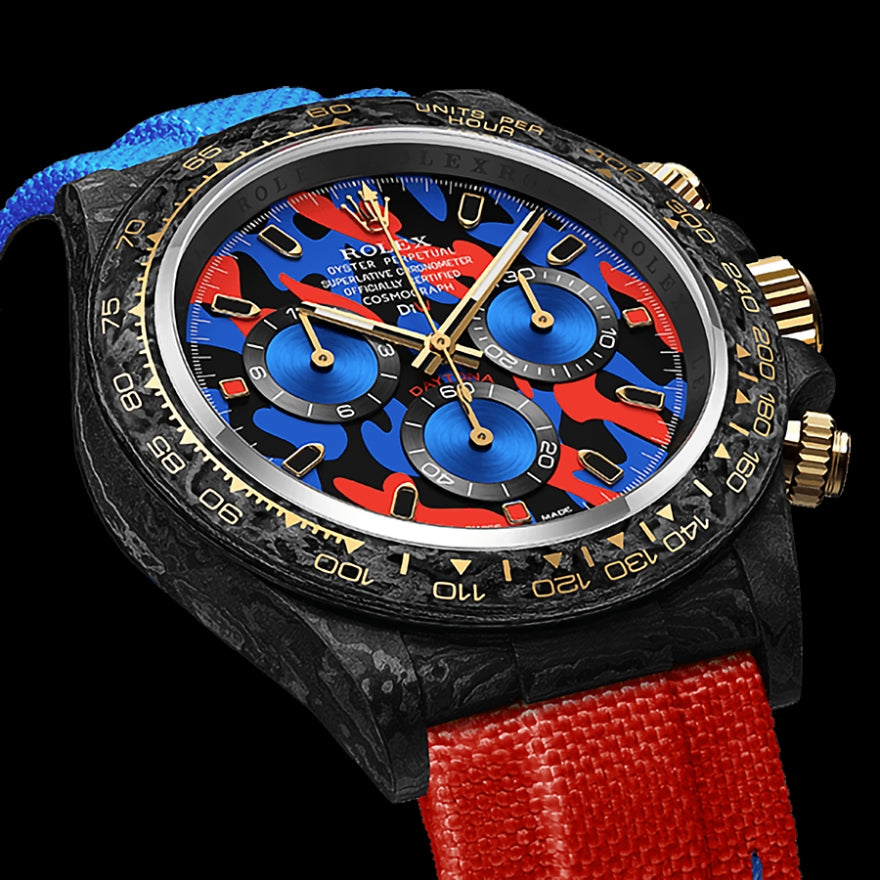 DiW Rolex Daytona 41mm MILITARY RED 勞力士地通拿41毫米 | WORLDTIMER