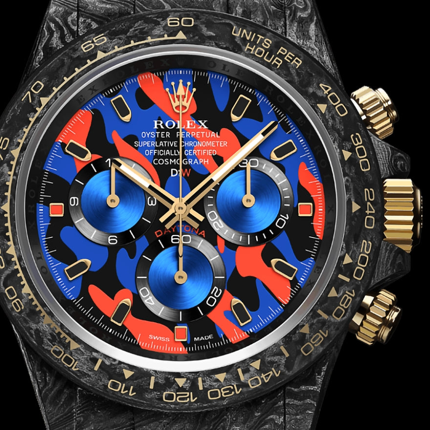 DiW Rolex Daytona 41mm MILITARY RED 勞力士 地通拿 41毫米 | WORLDTIMER