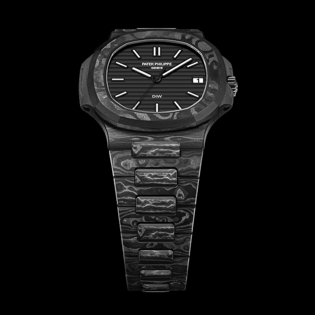 Patek Philippe Nautilus DiW ALL CARBON BLACK Black Grail | WORLDTIMER