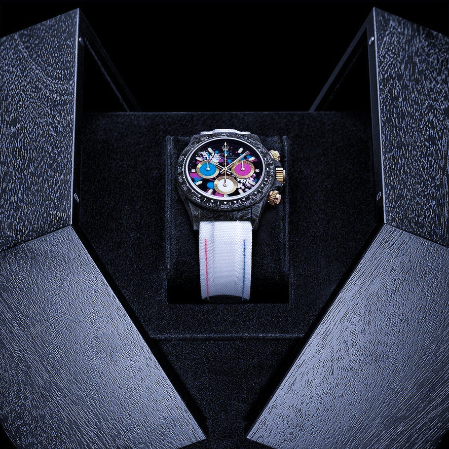 NTPT Carbon Rolex DiW Daytona MOTLEY LADY UNIQUE 勞力士 地通拿 女士錶 | WORLDTIMER