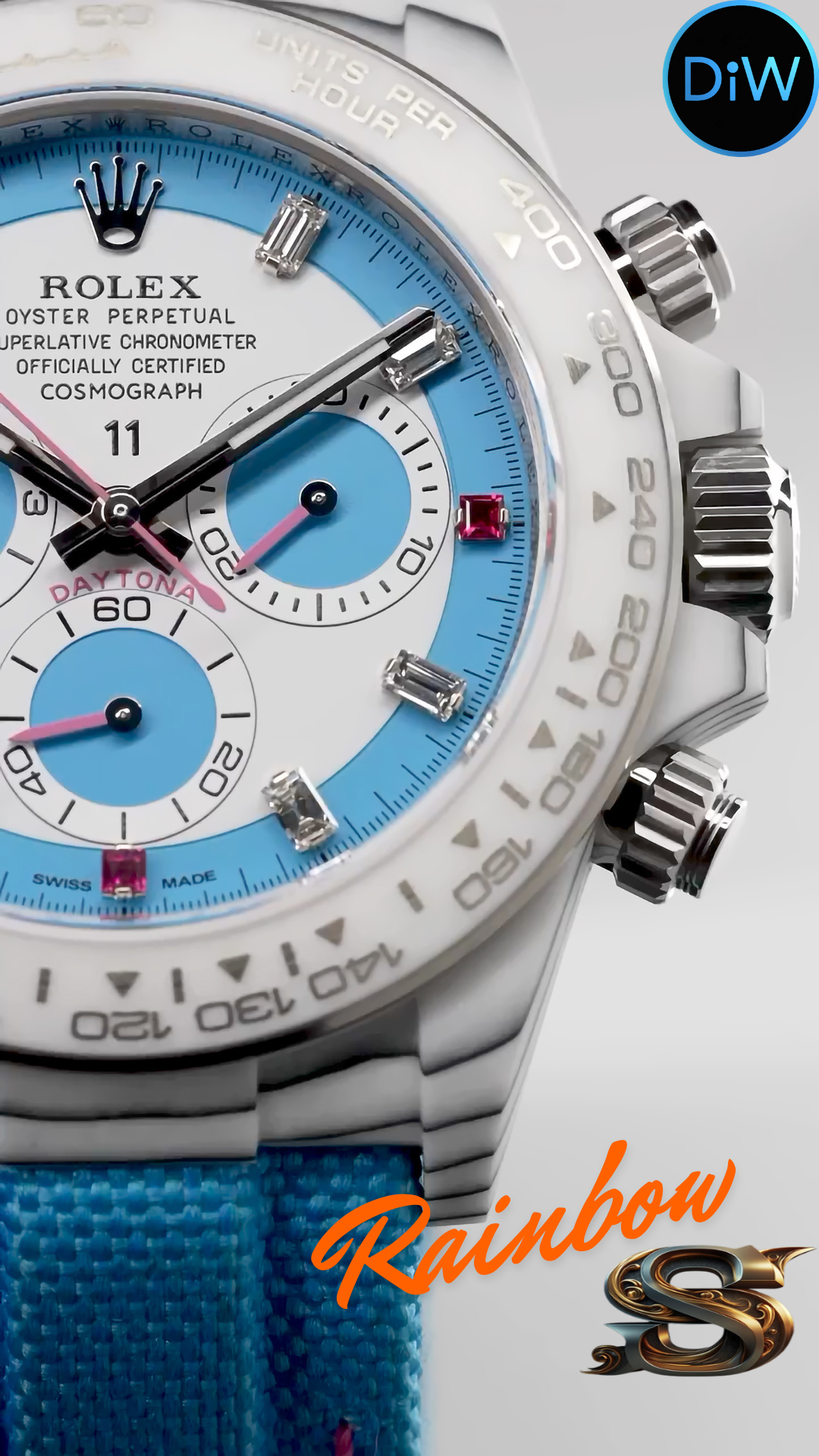 The Weird World of Custom Rolexes: DiW Rolex Daytona - 定制勞力士的奇幻世界：DiW 勞力士地通拿 RAINBOW S UNIQUE | WORLDTIMER