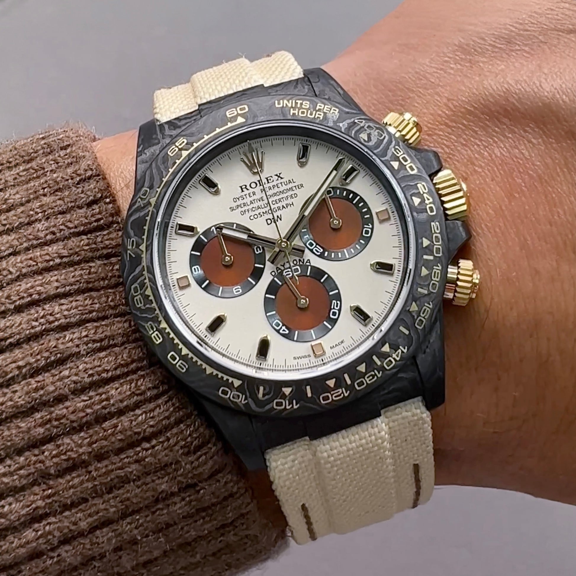 Rolex DiW Daytona DESERT EAGLE CARBON 碳纤 劳力士迪通拿 | WORLDTIMER