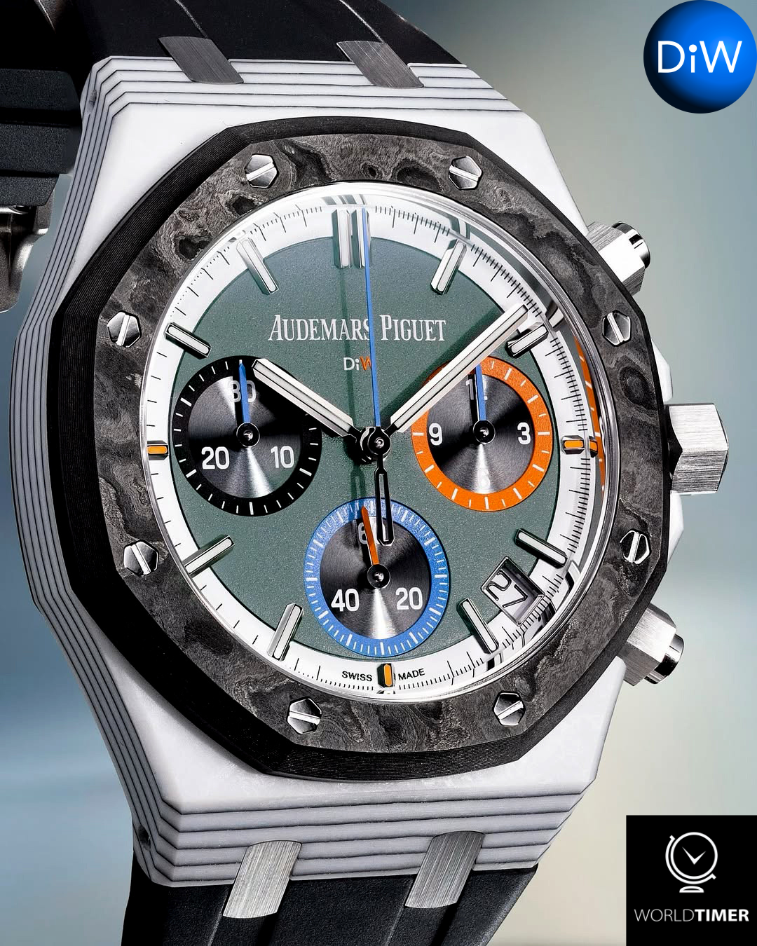 CarboQuartz DiW Royal Oak Chronograph 26240 RO RACER 碳纖愛彼 皇家橡樹計時碼錶 | WORLDTIMER