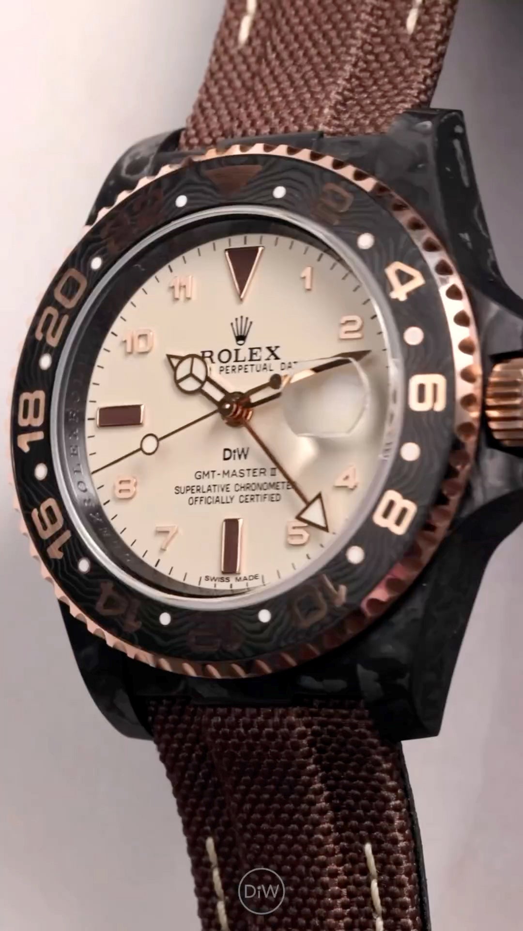 Rolex NTPT 碳纖 DiW 勞力士 格林尼治型 "GMT DE EVEROSE" Rolex GMT Master 2 | WORLDTIMER