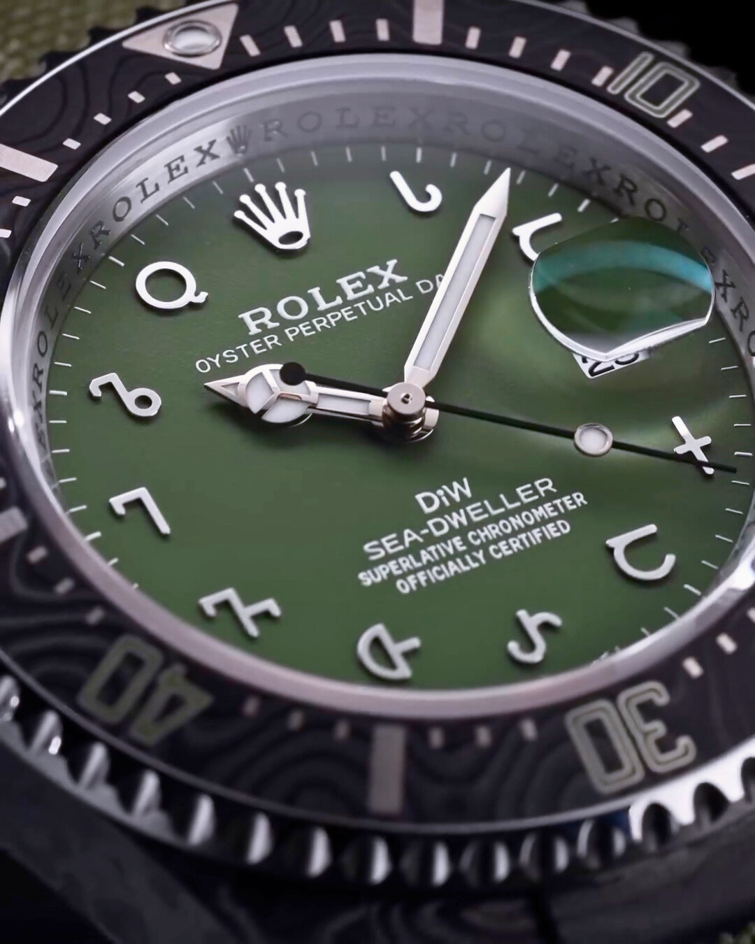 NTPT Carbon Rolex DiW Sea Dweller HUNTER ARABIC UNIQUE 勞力士 碳纖海使型 | WORLDTIMER