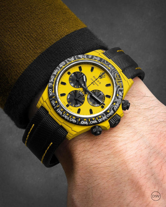 BumbleBEE RolexDiW Daytona CarboQuartz 大黃蜂 勞力士DiW 石英纖維地通拿  | WORLDTIMER