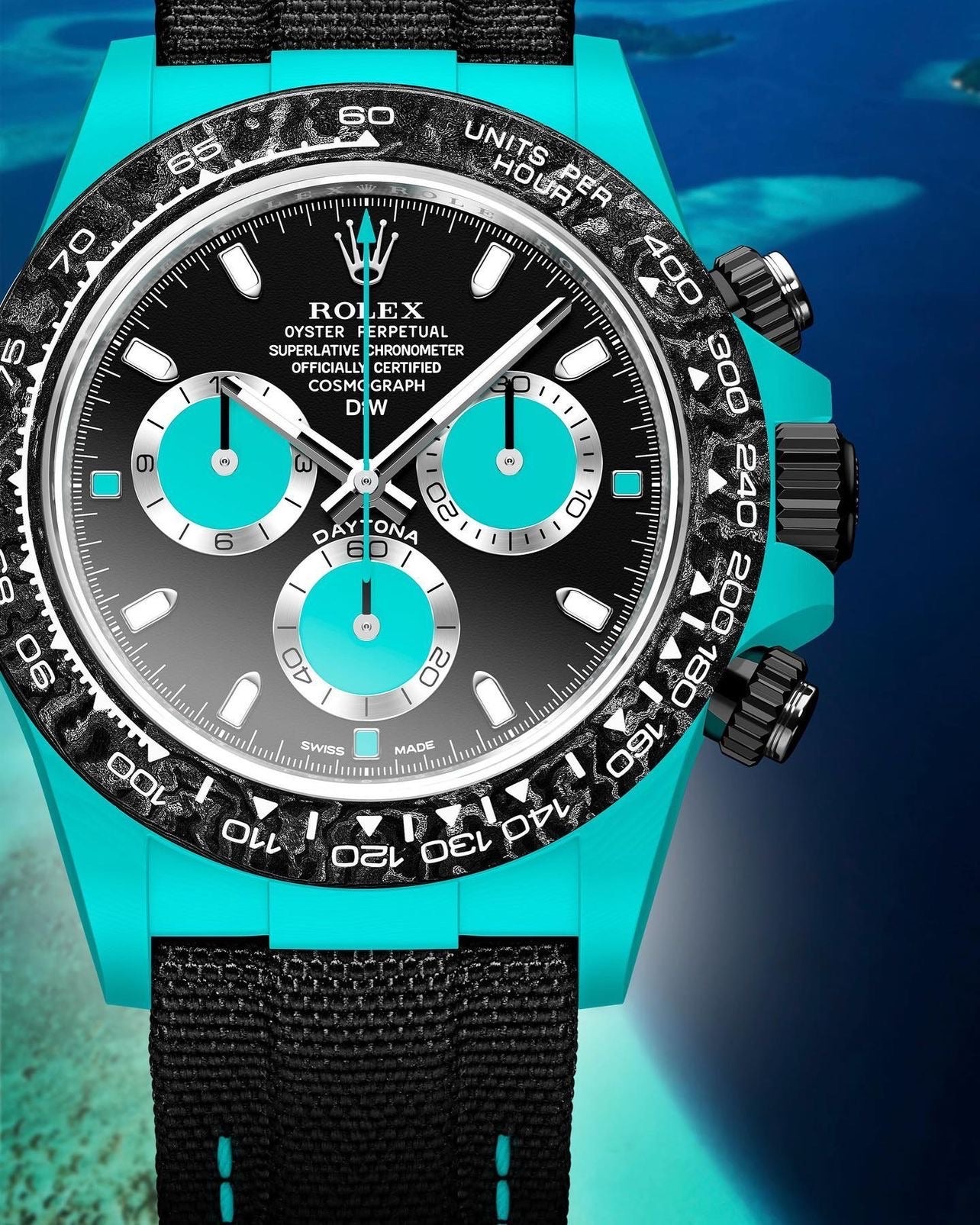 Rolex DiW Daytona CELESTE 勞力士地通拿 DiW | WORLDTIMER
