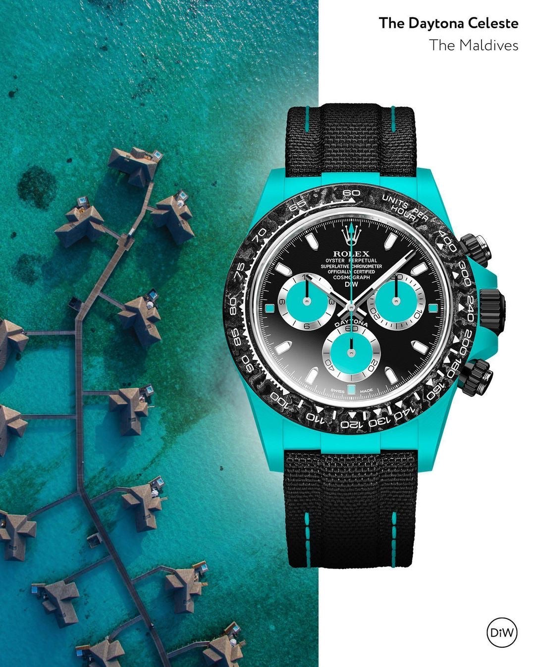 Rolex DiW Daytona CELESTE 勞力士地通拿 DiW | WORLDTIMER