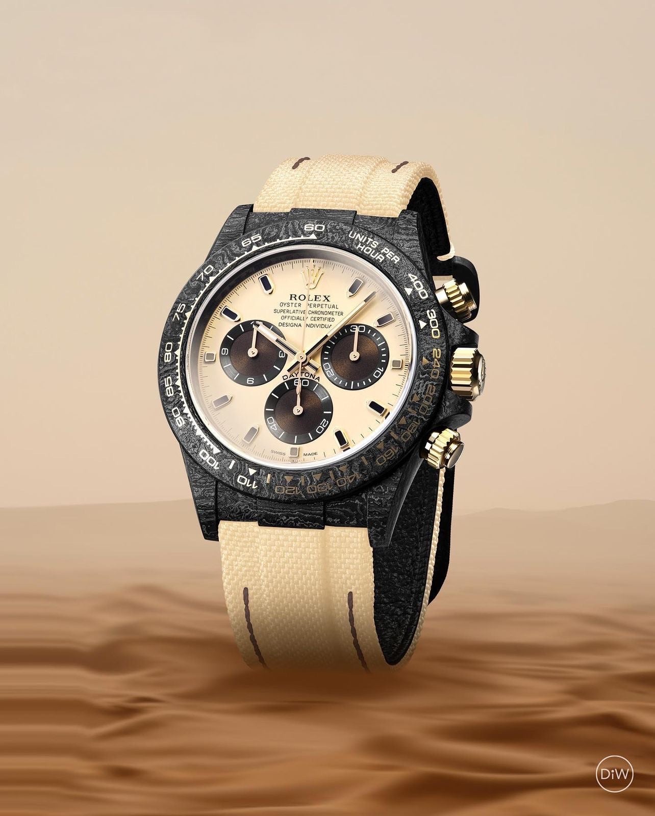 Rolex DiW Daytona DESERT EAGLE CARBON 碳纤 劳力士迪通拿 | WORLDTIMER