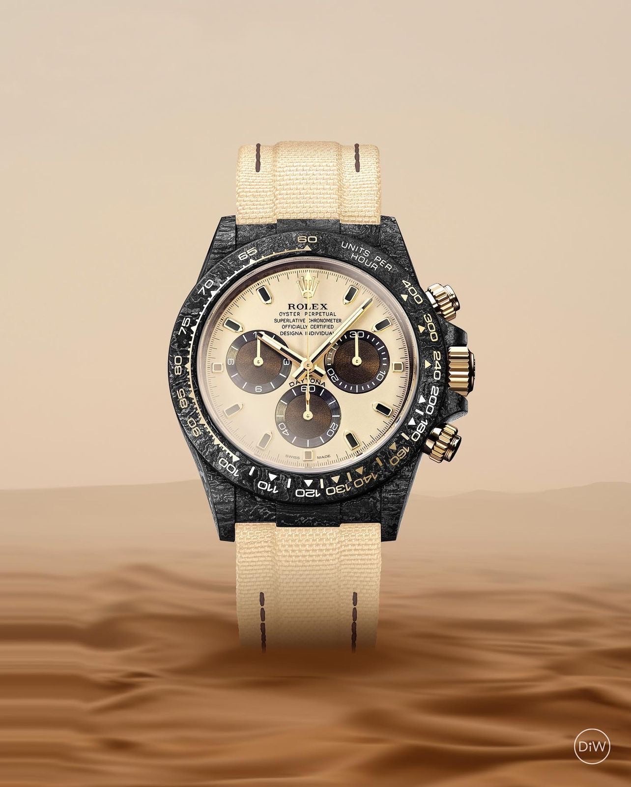 Rolex DiW Daytona DESERT EAGLE CARBON 碳纤 劳力士迪通拿 | WORLDTIMER