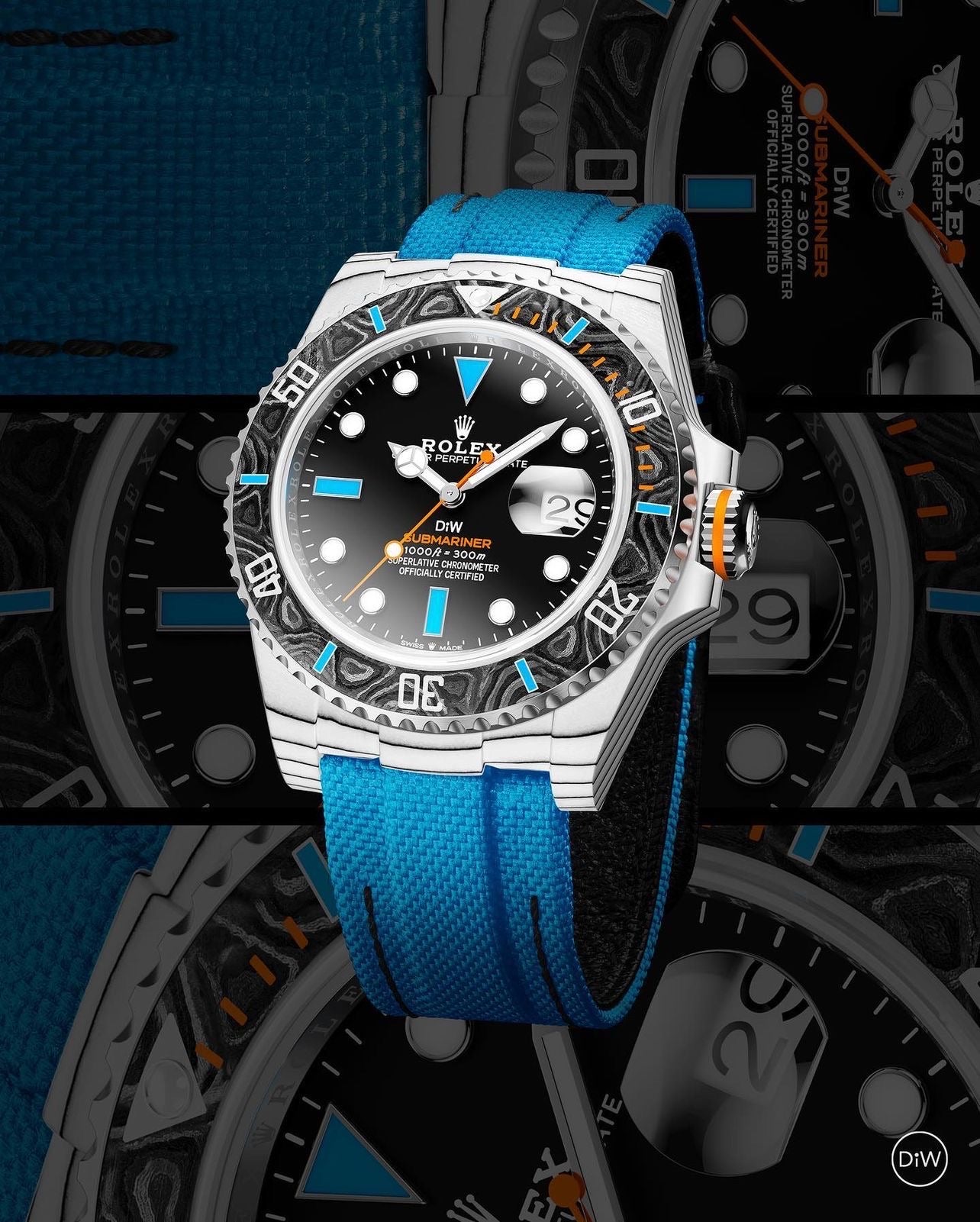 DiW Rolex Submariner RACER S 勞力士 DiW 黑水鬼 | WORLDTIMER