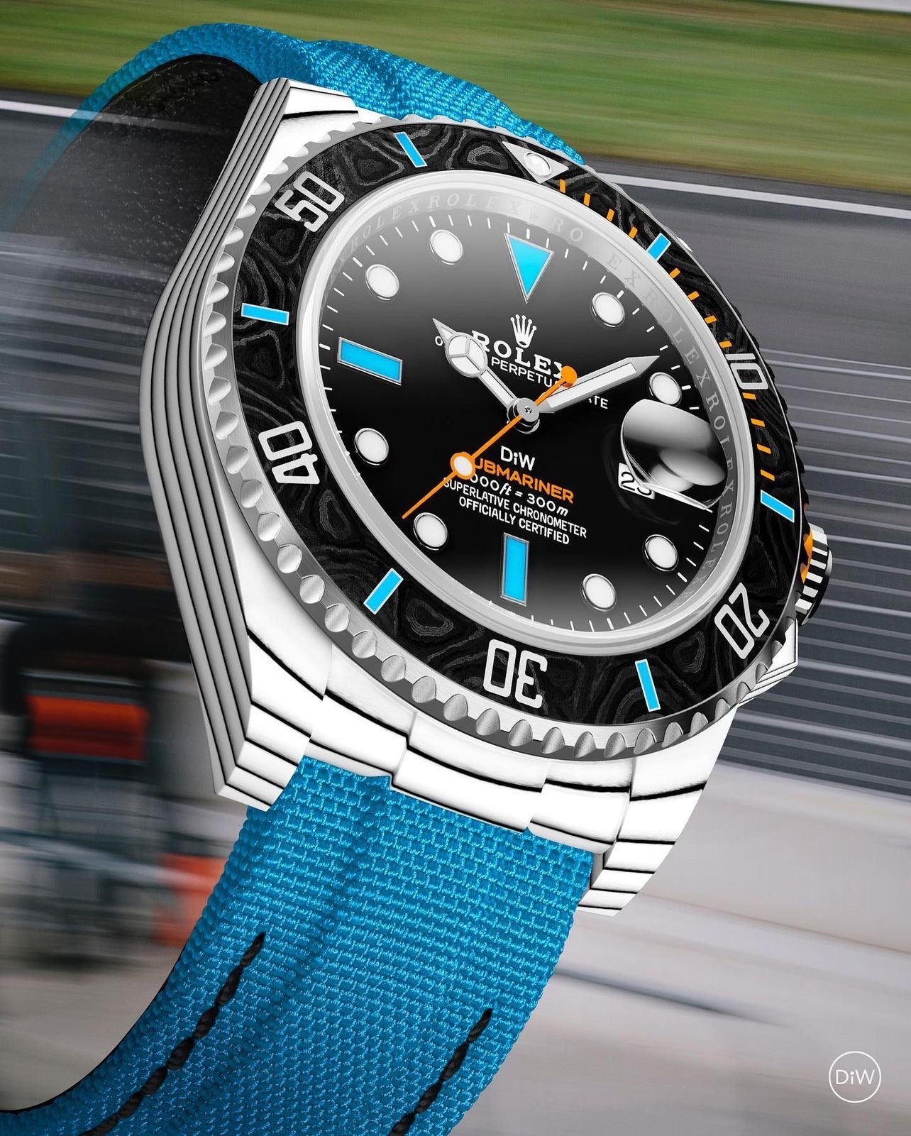 DiW Rolex Submariner RACER S 勞力士 DiW 黑水鬼 | WORLDTIMER