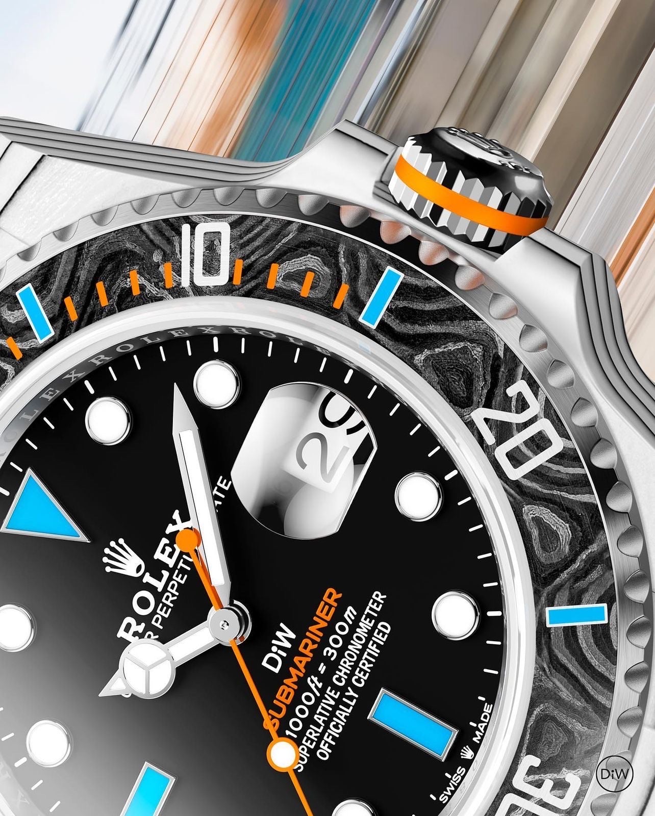 DiW Rolex Submariner RACER S 勞力士 DiW 黑水鬼 | WORLDTIMER