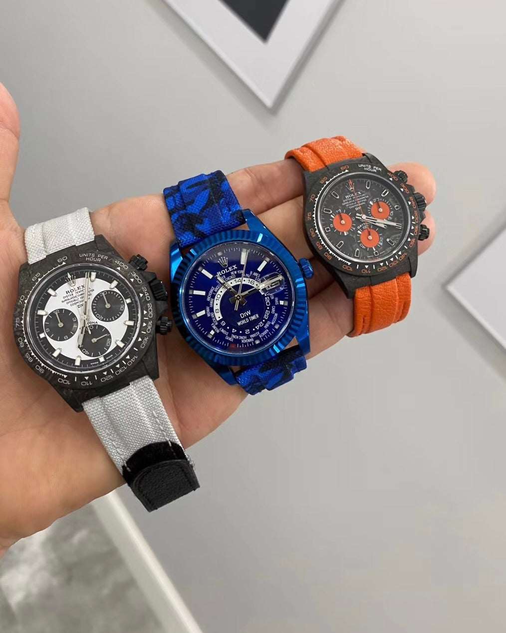 Rolex DiW Sky Dweller BLUE DLC 326934 | WORLDTIMER
