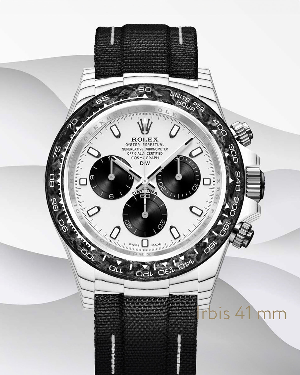 Rolex DiW Daytona IRBIS 41mm In Quartz Fiber 41毫米勞力士地通拿 | WORLDTIMER